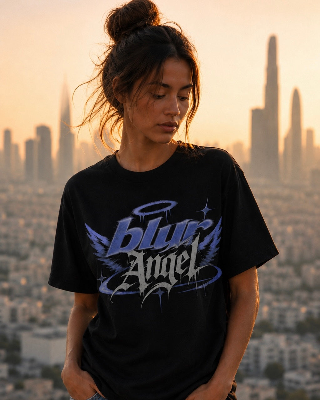 Blur Angel Tee