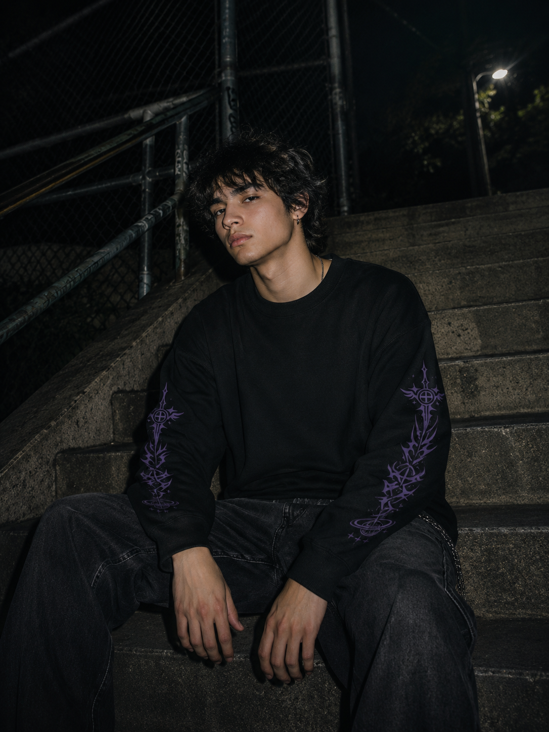 Crewneck Sweatshirt — Beyond Reach Graphic Streetwear Pullover "