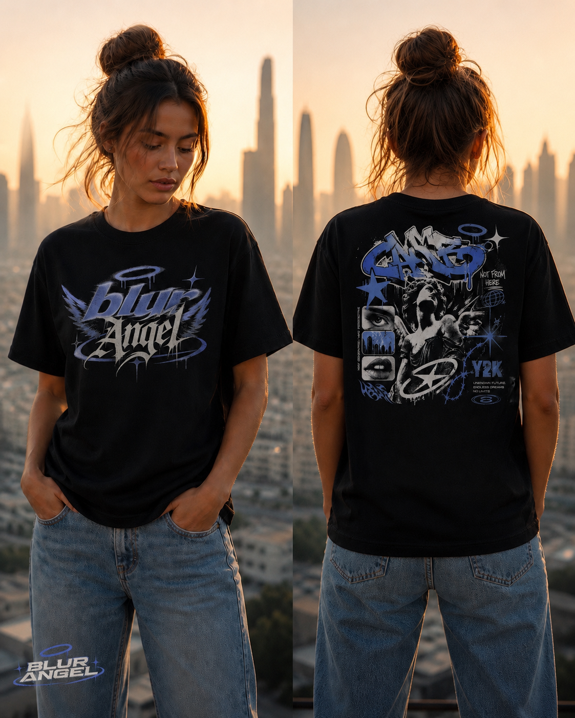 Blur Angel Tee